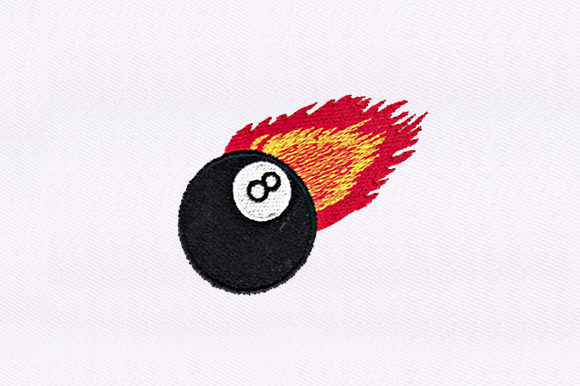 A Practical Review of the Billiard 8 Ball Embroidery Design
