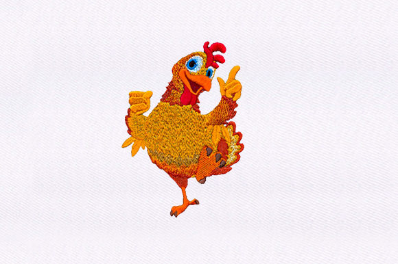 Adding Happily Rooster to Your Holiday Embroidery Lineup