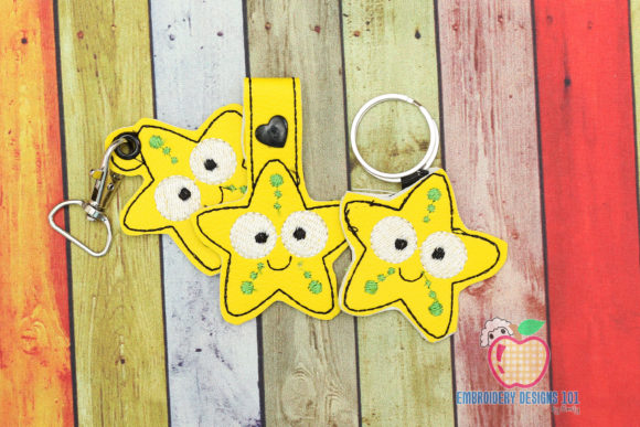 Design Review: A Cute Starfish Embroidered Key Fob
