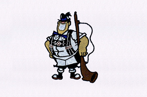 Evaluating the Male Hunter Embroidery Design for Boutique Apparel