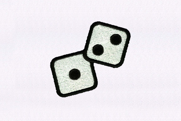 Exploring Dice: A Playful Embroidery Design for Personalized Gifts