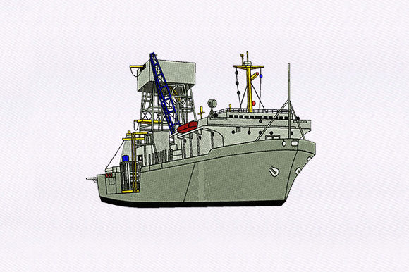 My Thoughts on Large Industrial Ship Embroidery Design