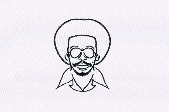 Reviewing the 70s Afro Man Design for Branded Merchandise