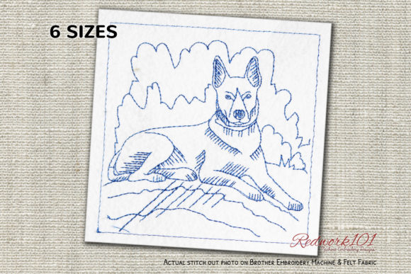 The Versatile Australian Kelpie Dog Embroidery Design