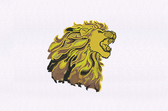 Wild Lion Embroidery: A Timeless Design for Personal Gifts